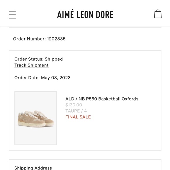 [SOLD] ALD / NB P550 Basketball Oxfords Taupe - Picture 4 of 10